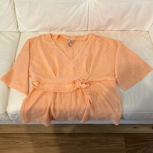 ASOS blouse peach size 6